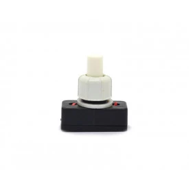 Chave Push-Button com Trava 3A/125Vac Liga/Desliga - PBS-17A-2 - Jietong