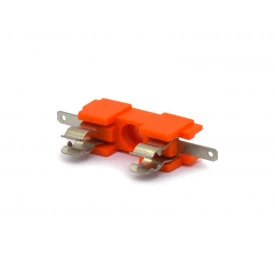 Porta Fusível Laranja Solda Fio PF-11750 - Fusi-Bras