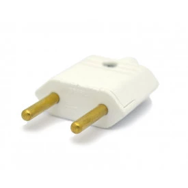 Plug Tomada Desmontável A/C Branco 2P 10A/250V - PLD1-2 - Margirius 