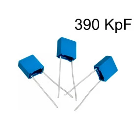 Capacitor Poliéster Film 390KpF ( 0.39uF / 39nF / 394 ) Série B32529 - Epcos - 63V a 100V