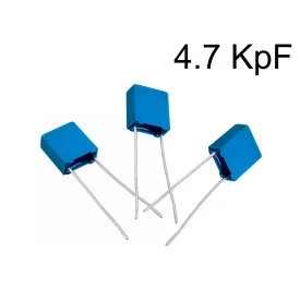 Capacitor Poliéster Film 4.7KpF ( 0.0047uF / 4.7nF / 472 ) Série B32529 - Epcos - 63V a 630V