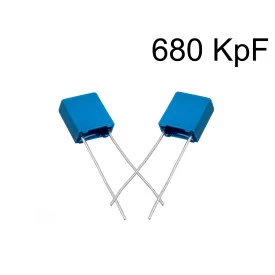 Capacitor Poliéster Film 680KpF ( 0.68uF / 680nF / 684 ) Série B32529 - Epcos - 63V a 100V
