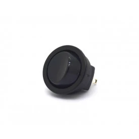 Chave Gangorra / Tecla com Trava Liga/Liga 3A/250Vac e 6A/120Vac Preta - R301-1-1 - Fernik
