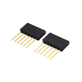 Barra de Pinos 6 Vias Compatível com Arduino PRT-09279 - Pacote com 2 unidades - GC-248