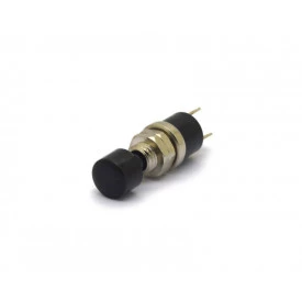Chave Push-Button na cor Preta (Normalmente Aberto) - PS832 - B.B.C