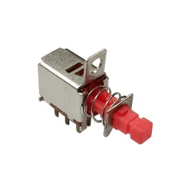 Chave Push Button Com 6 Terminais e Com Trava - PS-22F05
