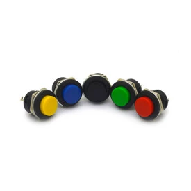 Chave Push-Button ON Sem Trava Momentânea (NA) - Diversas Cores - R13-507
