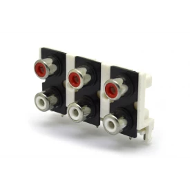 Jack RCA 90º PCI com 6 vias - AV6-8,4-9