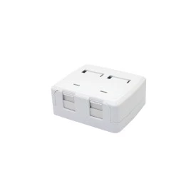 Caixa de Sobrepor RJ45 8P8C 2 Saídas