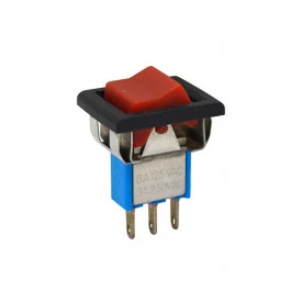 Chave Gangorra / Tecla RLS-102-E5 ON-ON  DPDT 3P - Jietong