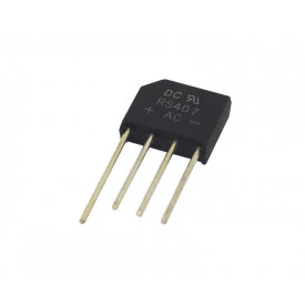 Ponte Retificadora RS407 4A/1000V - DC
