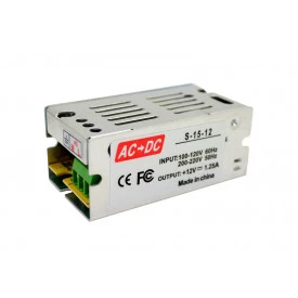 Fonte de Alimentação Chaveada Entrada 100~264V Saída 12V 1.25A - Bivolt - S-15-12