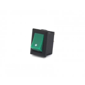 Chave Gangorra com 2 Terminais Verde 1A/250Vac - SMRS-101-1 (C2) - Jietong 