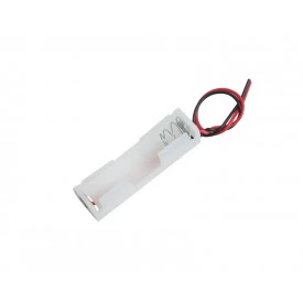Suporte Para 1 Pilha AA Fechado Com Rabicho - SP1012