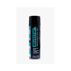 Spray Emborrachado 400ml Preto - Revestik