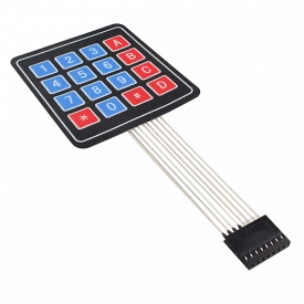 Teclado Matricial de Membrana 4X4 16 Teclas Compatível com Arduino - GC-09