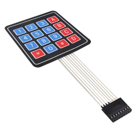 Teclado Matricial de Membrana 4X4 16 Teclas Compatível com Arduino - GC-09