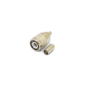 Conector TNC Macho Reto Cabo Crimpagem RGC-58 Pino Fixo - TM-14 - Gav-152 - KLC