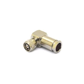 Conector TNC Macho Angular Cabo Prensa Cabo RG-213 / RGC-213 com Pino Fêmea - TM-68 - Gav 106 - KLC