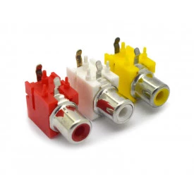 Tomada RCA AV4-8,4-9 VM/BR/AM