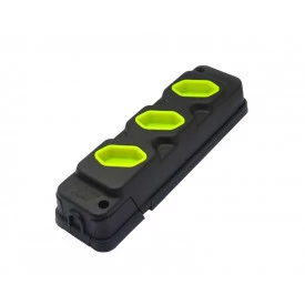 Régua com 3 Tomadas TPA-3 - Para Pinos de 10A (4,00mm) á 20A (4,80mm)/250V