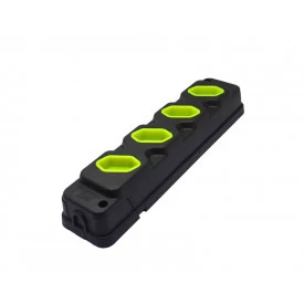 Régua com 4 Tomadas TPA-4 - Para Pinos de 10A (4.00mm) á 20A (4,80mm)/250V