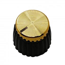 Knob para Eixo estriado padrão Marshall - Dourado - KN-21