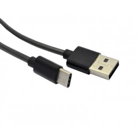 Cabo Metalizado USB 2.0 Tipo C 1 Metro - CB-99 - Shinka