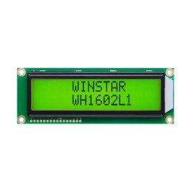 Display LCD 16x2 Caracteres Big Number Verde sem Luz de Fundo (Back Light) WH1602L1-NYG-JT - Winstar