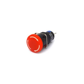 Botão de Emergência Tipo Cogumelo Gira-Destrava 23mm - YLAY8E-Y11ZS