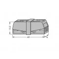 Conector de Emenda Rígido Flexível Até 2.5mm - 224-201 - Wago