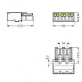 Conector Winsta Macho 3 Pólos - 770-223 - Wago  