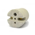 Porta-Lâmpada em Cerâmica 4A/250V E-27 Rosca com Borne de Latão - 014EBN - Enerbras 