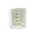 Interruptor Simples de Sobrepor Branco 10A/250V - 051ESB - Enerbras