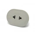 Adaptador Conversor de Sistema 2 Polos 073-EB 10A/250V - Enerbras