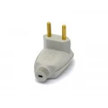 Plug Tomada 2P 90º 20A/250V Cinza - 082E - Enerbras