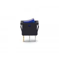 Chave Gangorra / Tecla com 3 Terminais 6A/250V Azul com Neon - KCD1-102N/B2