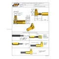 Conector MMCX Macho Angular Cabo Crimpagem RG-174 - 11006 - Gav 105 - KLC