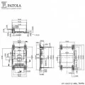 Caixa Plástica para Fonte CF-110/3 com Aba - Patola - Caixa 101