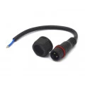 Conector Circular à Prova D'Água Macho 2 Vias - AH-M19-1202MMP