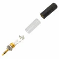  Plug P2 Estéreo com rosca para travamento e contato em ouro - 35HDLBAUS - Switchcraft