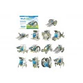 Kit Educacional Robô Solar - 13 EM 1 - Facíl de Montar - WP102615