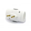 Adaptador de Tomada Benjamim 3 Saídas Tipo T 2P 10A/250V - 1511 - Daneva
