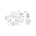 Chave Micro Switch com Haste de 48mm e Roldana - KW-15GW22-B