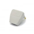 Plug Tomada Desmontável Cinza 90º 2P 10A/250V - Ref.1664 - Daneva