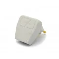 Plug Tomada Desmontável Macho 90º 2P 10A/250V Cinza - Ref.1670 - Daneva