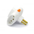 Adaptador de Tomada Benjamim 3 Saídas Tipo T 2P+T 10A/250V - 1676 - Daneva