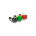 Chave Push-Button com 2 Terminais sem Trava - PT/VD/VM - PBS-16B