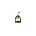 Chave Alavanca Metálica Unipolar Solda Fio 3A/120V ou 1A/250V 17.108 (Liga)(Liga) - 17.108 A2B1STSE - Margirius
