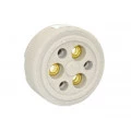 Tomada Porcelana 3P 30A - 1717-30A - Lorenzetti